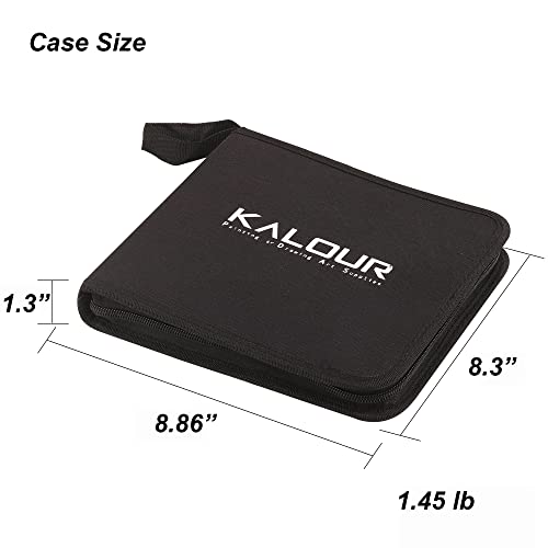 KALOUR 54-Pack Sketch Drawing Pencils Kit with Sketchbook,Include Graphite,Charcoal Pencils and Artists Tools,Pro Art Drawing Supplies for Adults Kids Beginners,ideal for Sketching Shading - Image 2