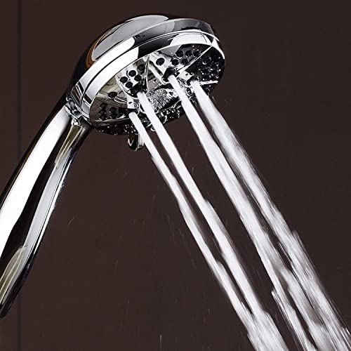 AquaDance High Pressure 6-Setting 3.5" Chrome Face Handheld Shower with Hose for the Ultimate Shower Experience! Officially Independently Tested to Meet Strict US Quality & Performance Standards! - Image 8