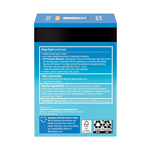 Neutrogena Hydro Boost Face Moisturizer with SPF 25, Hydrating Facial Sunscreen, Oil-Free and Non-Comedogenic Water Gel Face Lotion 1.7 oz - Image 5
