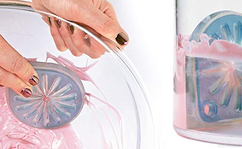 Whisk Wiper - Wipe a Whisk Easily - Multipurpose Kitchen Tool Made In USA - Includes 11" Stainless-Steel Whisk - Cool Baking Gadget, A Great Gift For Men & Women (2pc Whisk Wiper Set, Clear) - Image 5