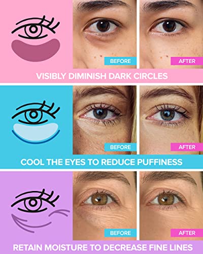 Maree Eye Gel Pads - Reduce Wrinkles, Puffy Eyes, Dark Circles, Eye Bags - Natural Marine Collagen Eye Gels with Hyaluronic HA - Anti Aging Eye Mask Patches & Face Moisturizer - Image 8